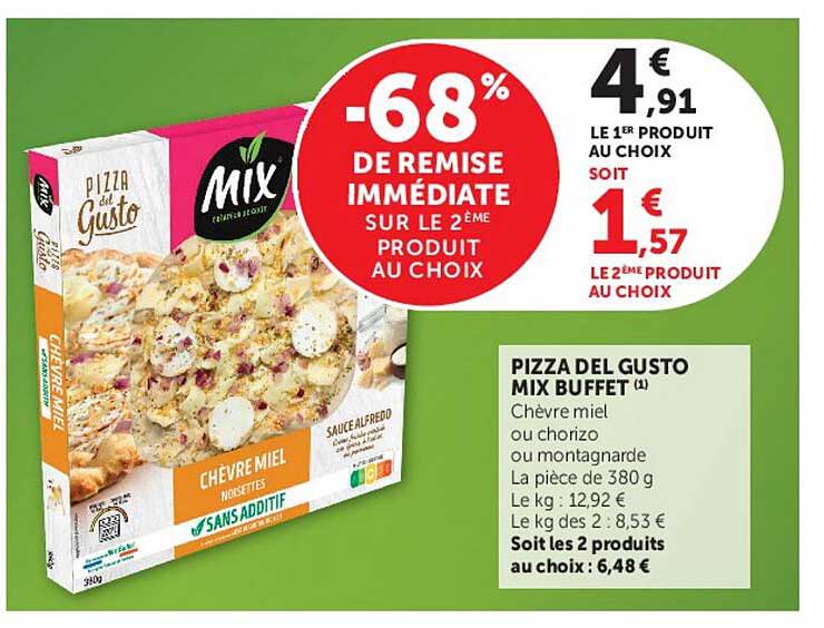 -68% DE REMISE IMMÉDIATE SUR LE 2EME PRODUIT AU CHOIX
