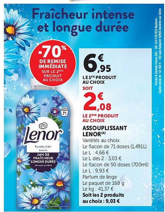 -70% DE REMISE IMMÉDIATE SUR LE 2ÈME PRODUIT AU CHOIX