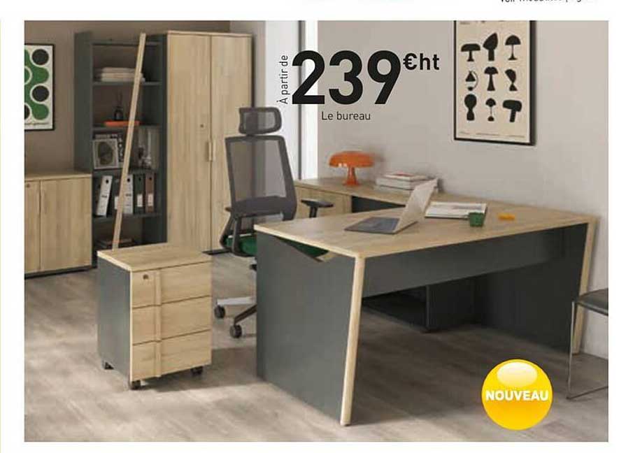 À partir de 239 € ht Le bureau