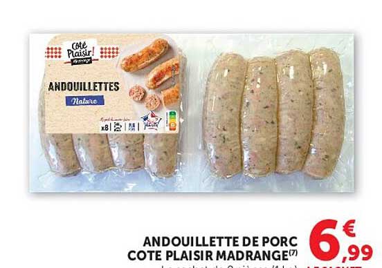 ANDOUILLETTE DE PORC COTE PLAISIR MADRANGE