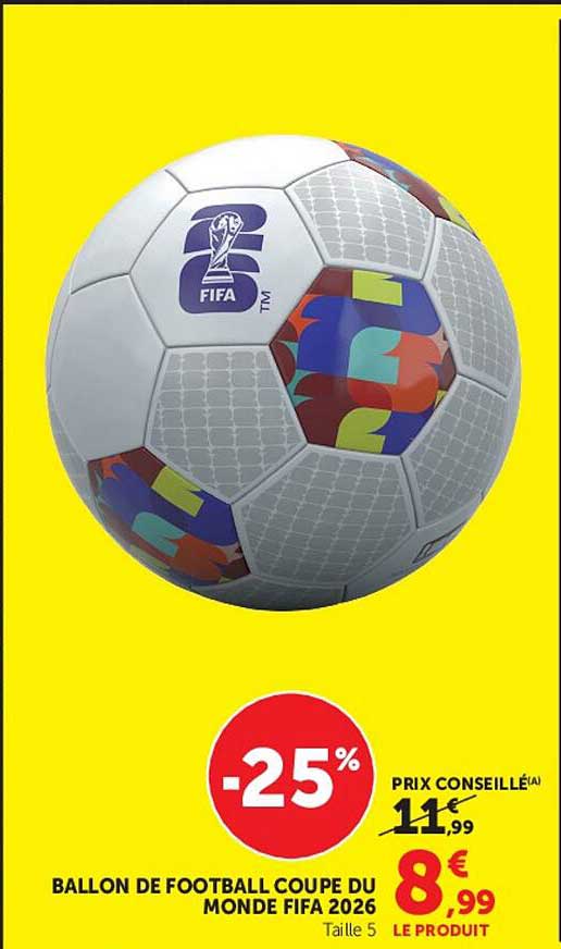 BALLON DE FOOTBALL COUPE DU MONDE FIFA 2026