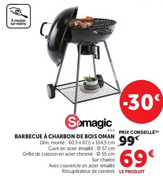BARBECUE À CHARBON DE BOIS OMAN