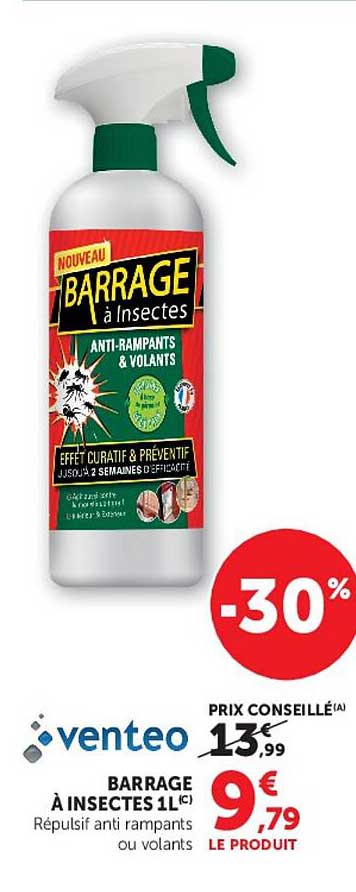 BARRAGE À INSECTES 1L