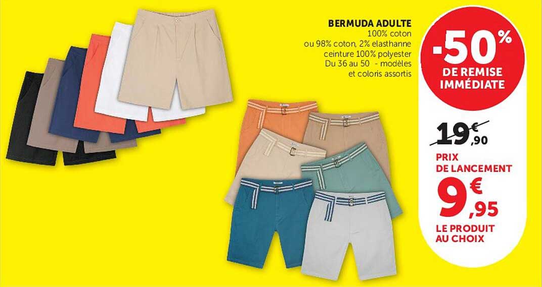 BERMUDA ADULTE