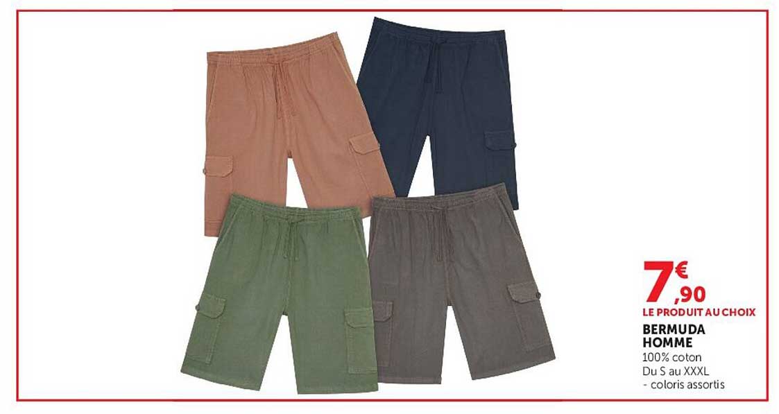 Bermuda homme