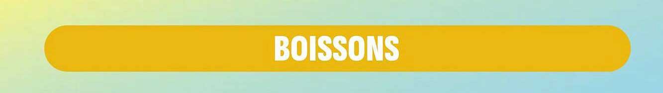 BOISSONS