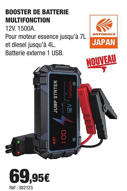 BOOSTER DE BATTERIE MULTIFONCTION