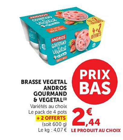 BRASSE VEGETAL ANDROS GOURMAND & VEGETAL(3)