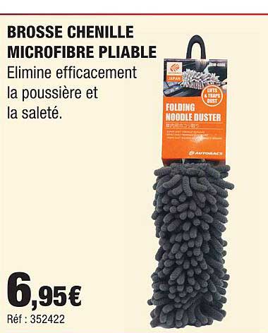 BROSSE CHENILLE MICROFIBRE PLIABLE