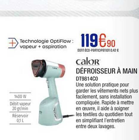 Calor DÉFROISSEUR À MAIN DT9814C0