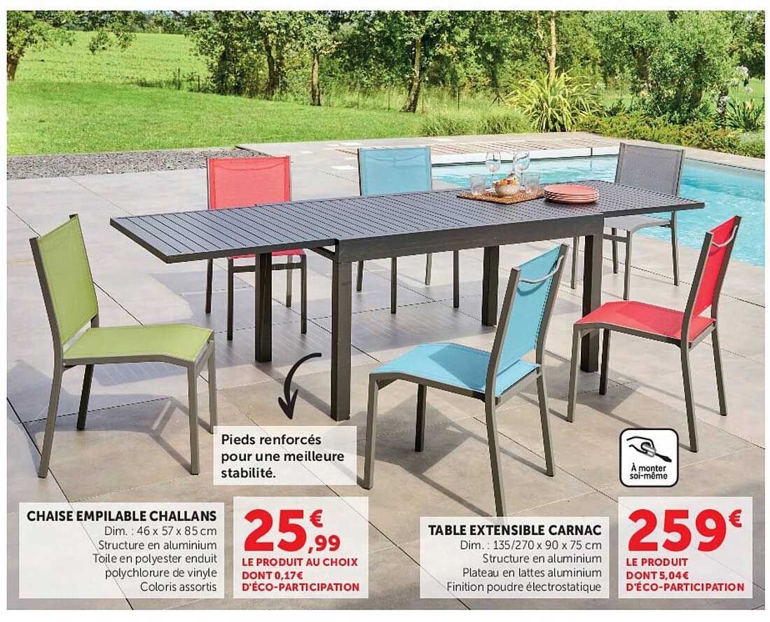 CHAISE EMPIABLE CHALLANS