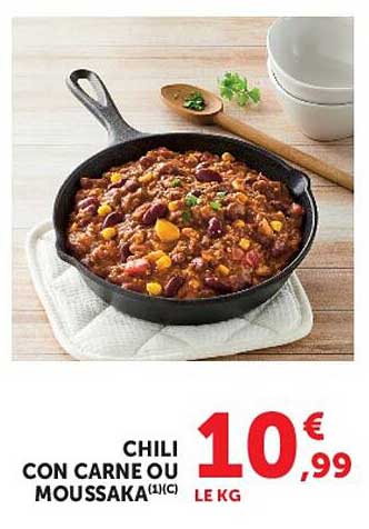 CHILI CON CARNE OU MOUSSAKA(1)(C)