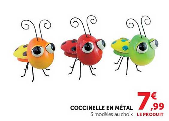 COCCINELLE EN MÉTAL