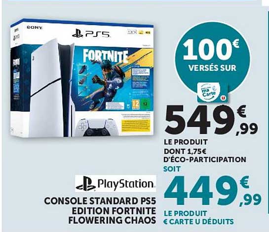 CONSOLE STANDARD PS5 EDITION FORTNITE FLOWERING CHAOS