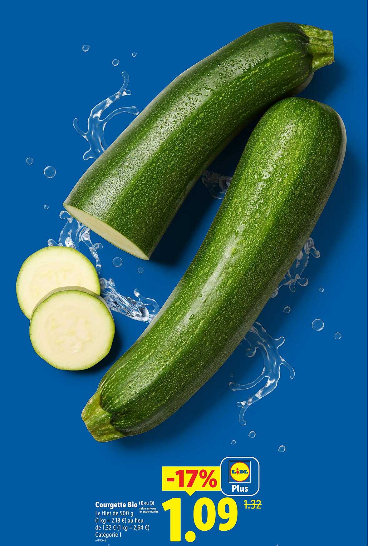 Courgette Bio (1) ou (3)