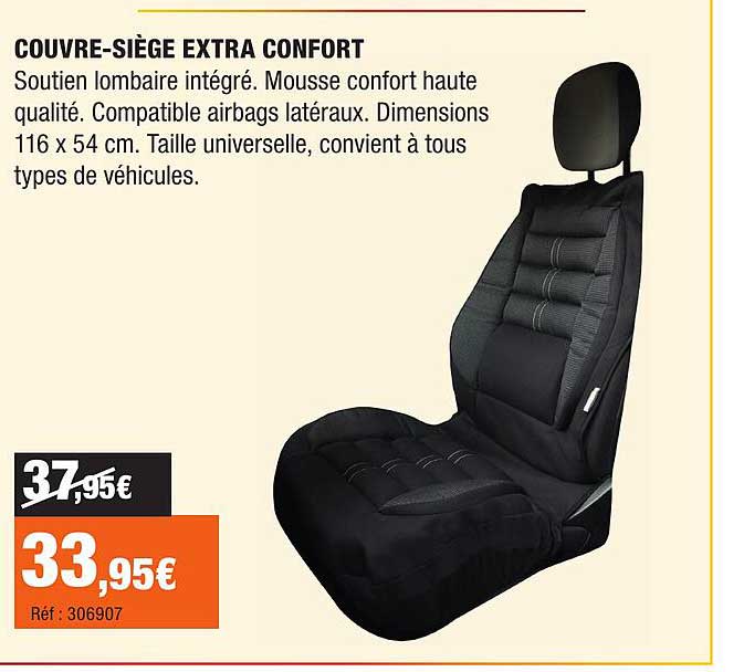 COUVRE-SIÈGE EXTRA CONFORT