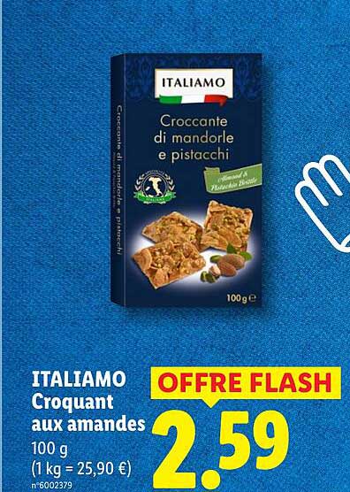 CROQUANT AUX AMANDES 100 g (1 kg = 25,90 €) n°6002379