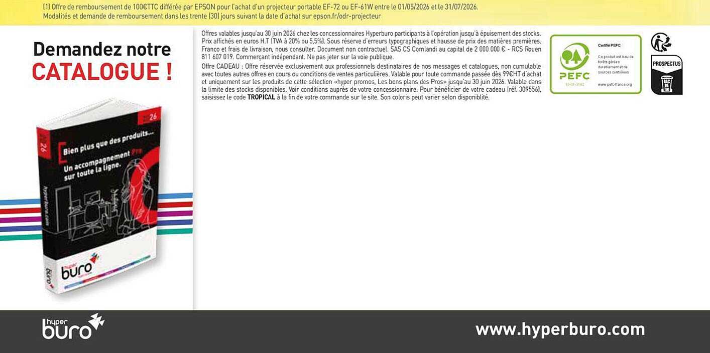 Demandez notre CATALOGUE !