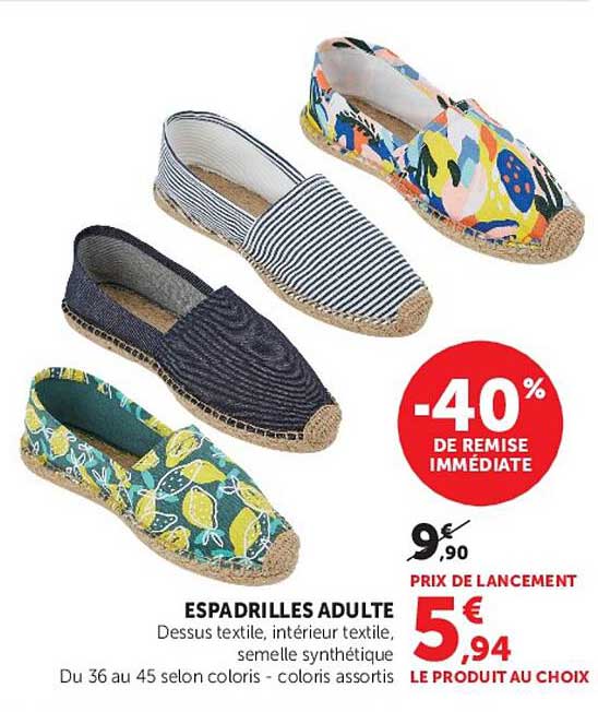 ESPADRILLES ADULTE