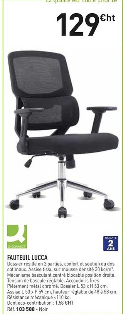 FAUTEUIL LUCCA