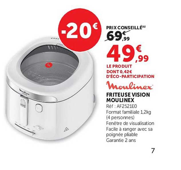 FRITEUSE VISION MOULINEX