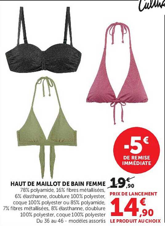 HAUT DE MAILLOT DE BAIN FEMME