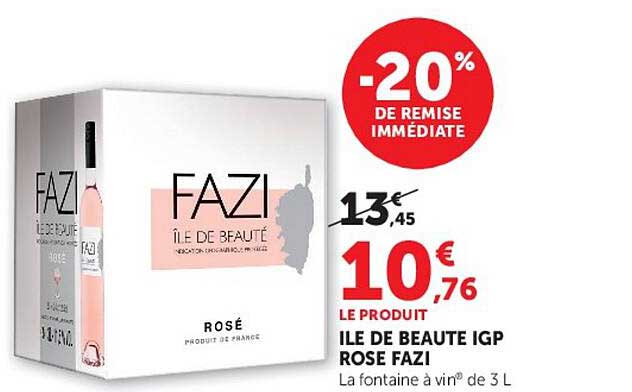 ILE DE BEAUTE IGP ROSE FAZI