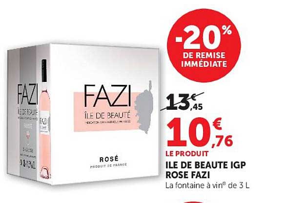 ILE DE BEAUTE IGP ROSE FAZI