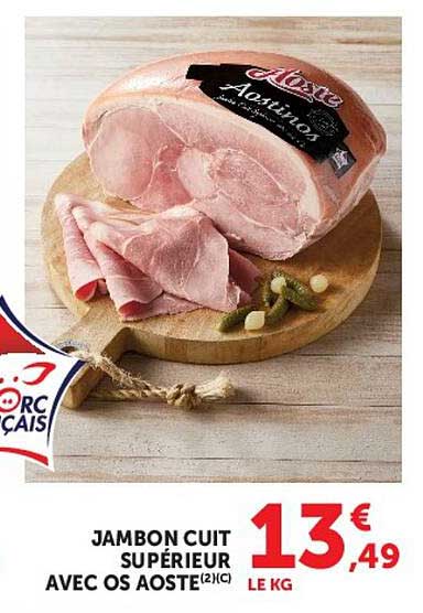 JAMBON CUIT SUPÉRIEUR AVEC OS AOSTE(2)C