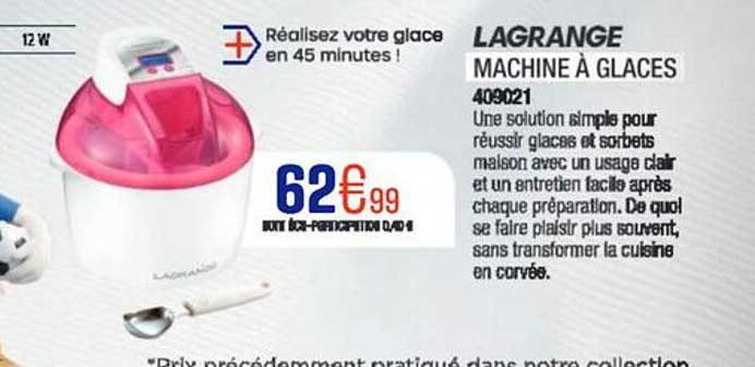 LAGRANGE MACHINE À GLACES 409021