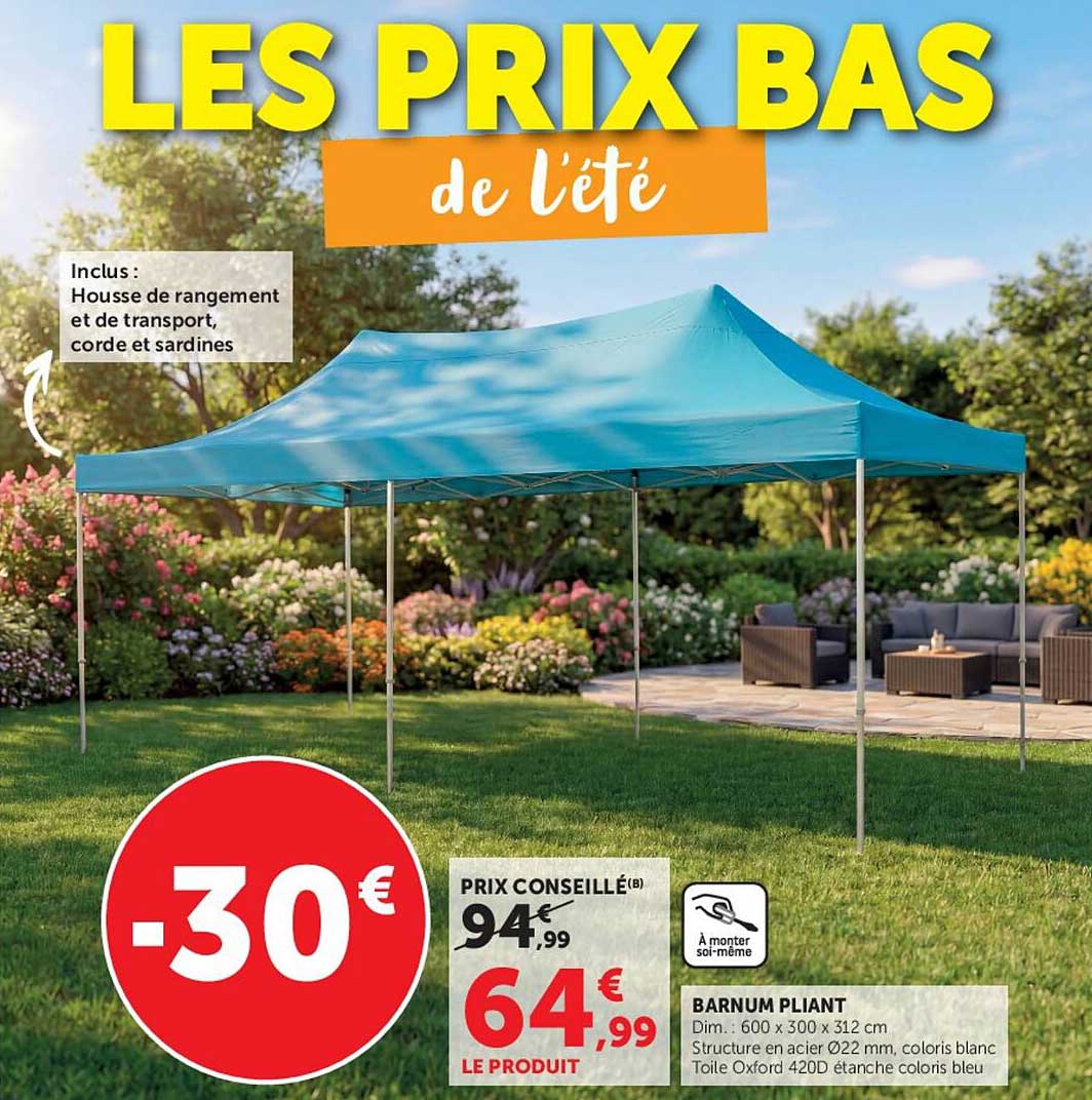 LES PRIX BAS de l’été