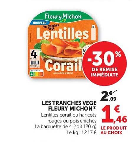 LES TRANCHES VEGE FLEURY MICHON