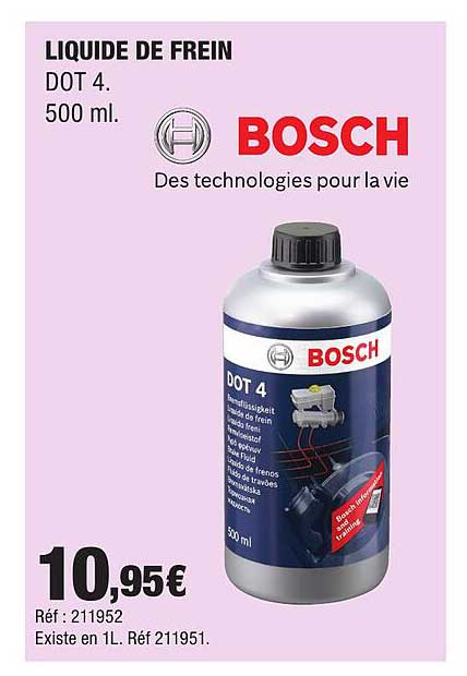 LIQUIDE DE FREIN DOT 4. 500 ml.