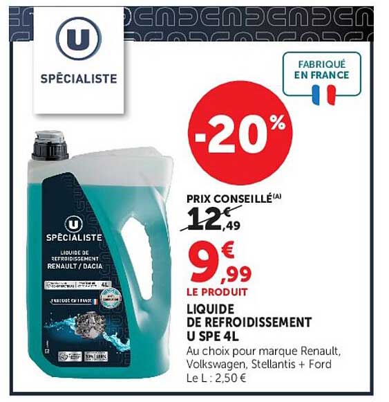 LIQUIDE DE REFROIDISSEMENT U SPE 4L