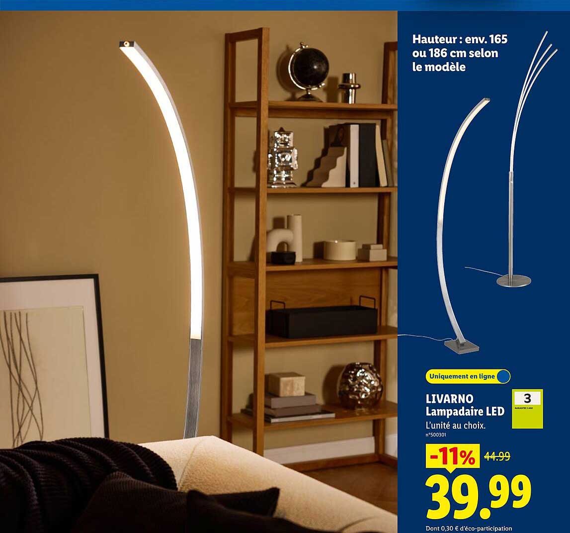 LIVARNO Lampadaire LED