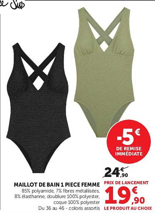 MAILLLOT DE BAIN 1 PIECE FEMME