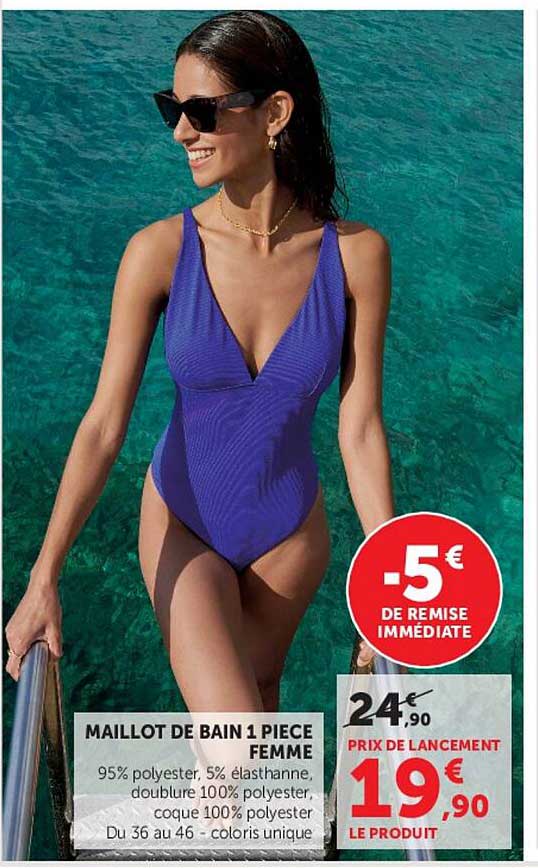 MAILLOT DE BAIN 1 PIECE FEMME