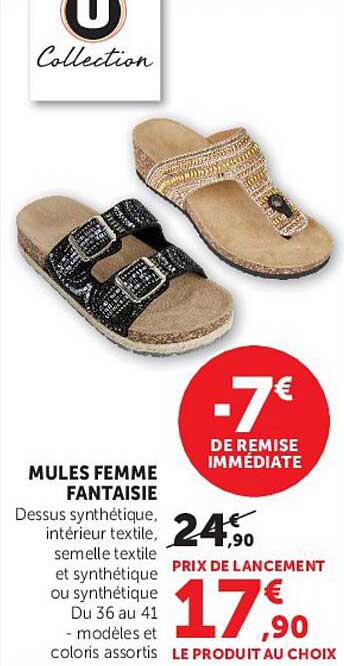 MULES FEMME FANTAISIE
