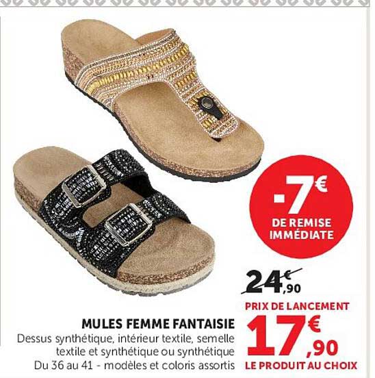 MULES FEMME FANTAISIE