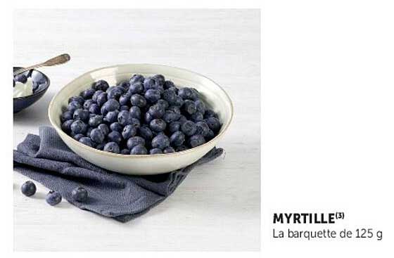 MYRTILLE(3) La barquette de 125 g