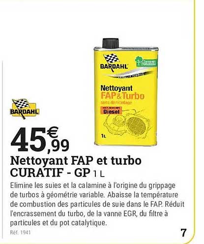 Nettoyant FAP et turbo CURATIF - GP 1 L
