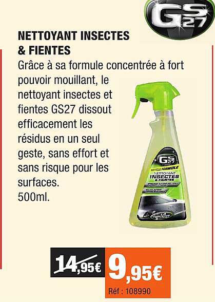 NETTOYANT INSECTES & FIÈNTES