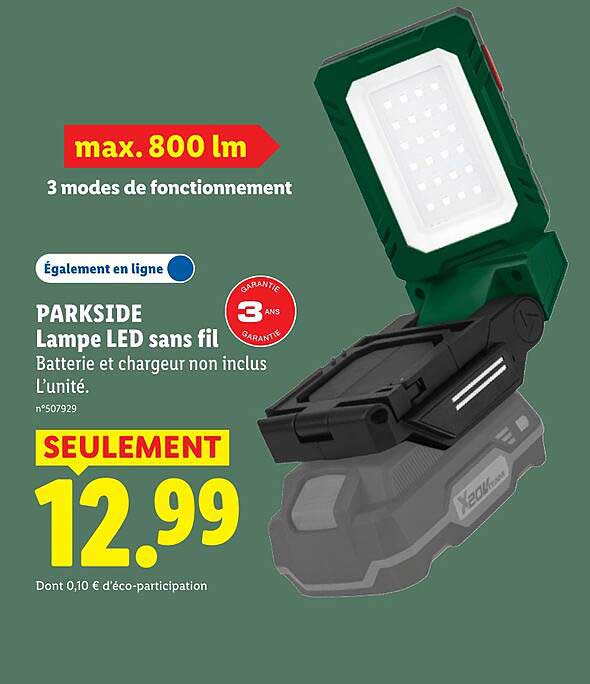 PARKSIDE Lampe LED sans fil