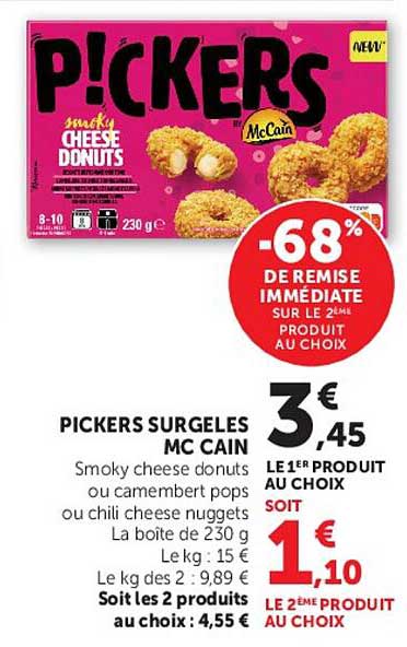 PICKERS SURGELÉS MC CAIN