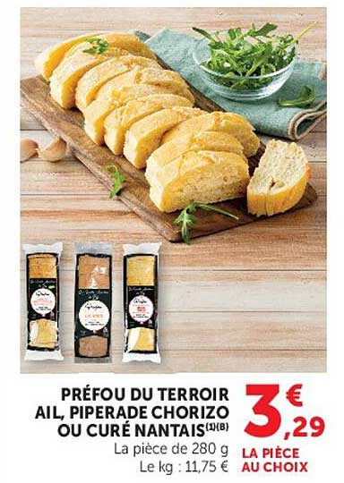 PRÉFOU DU TERROIR AIL, PIPERADE CHORIZO OU CURÉ NANTAIS (1) (8)