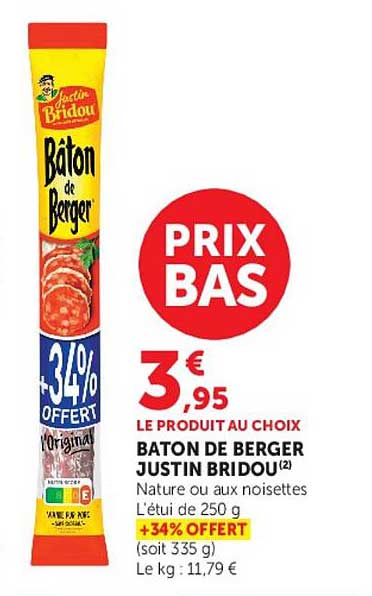 PRIX BAS