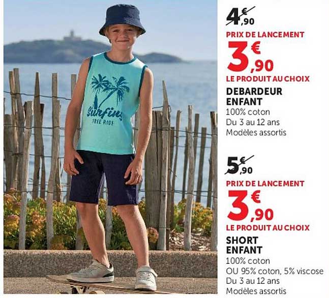 PRIX DE LANCEMENT 3€90 LE PRODUIT AU CHOIX DEBARDEUR ENFANT
