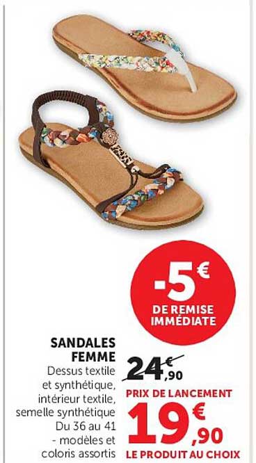 SANDALES FEMME