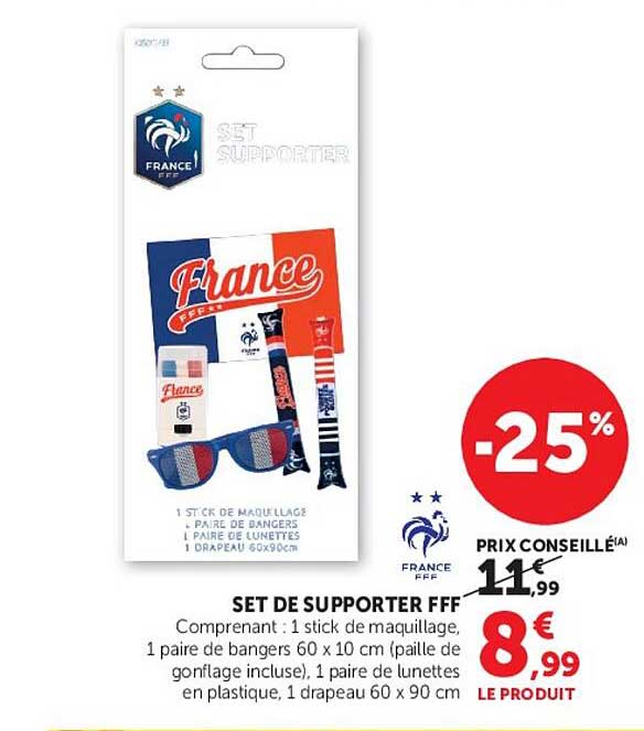SET DE SUPPORTER FFF