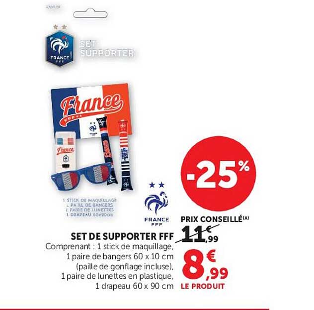 SET DE SUPPORTER FFF